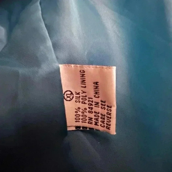 Vintage 80s Western Fringe Tassel Bright Blue Jacket - Picture 8 of 8